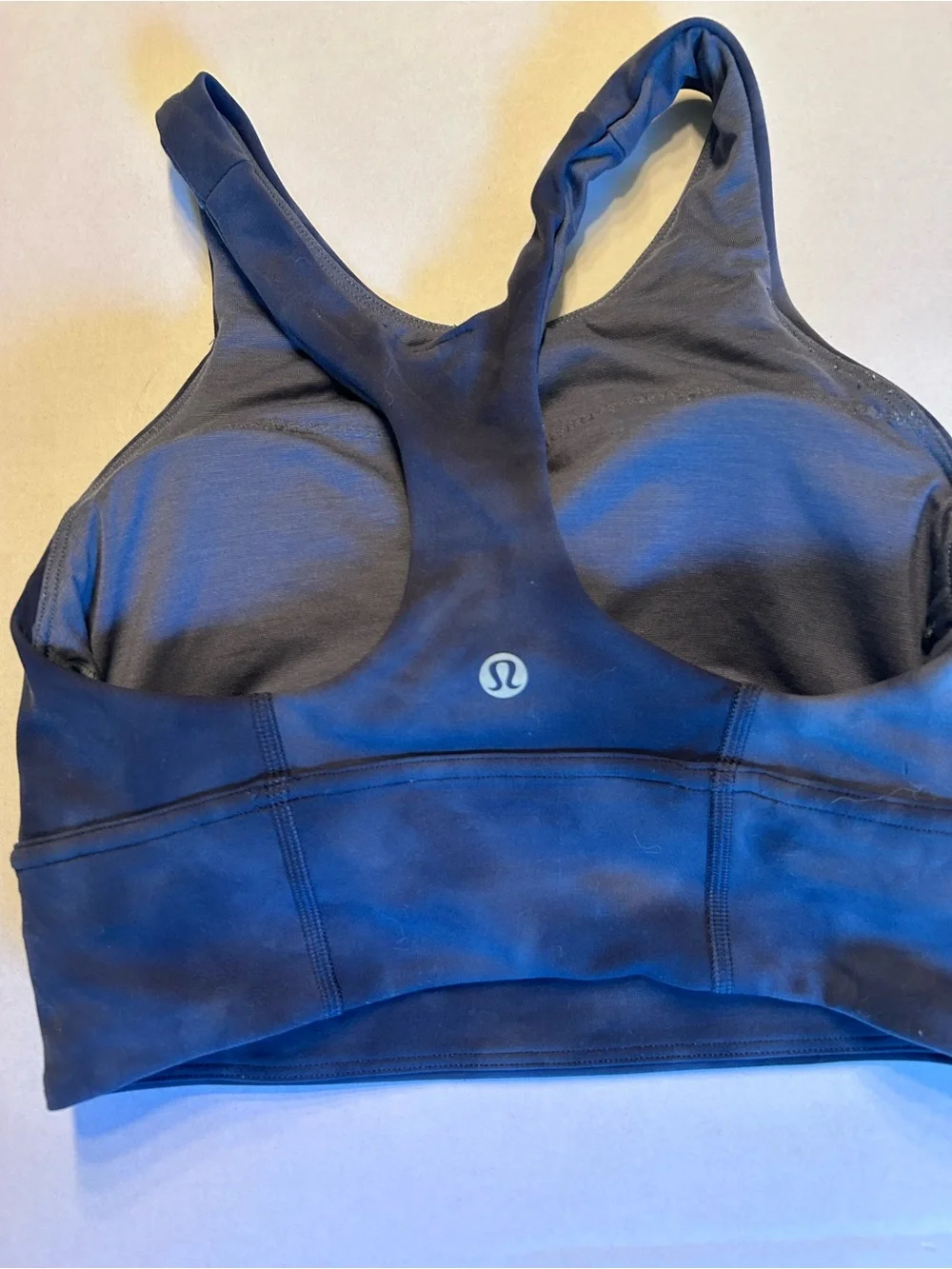 Lululemon Wunder Train Longline Bra Diamond Dye Naval Blue Size 2